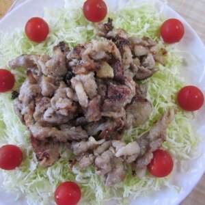 塩麹で豚の生姜焼き